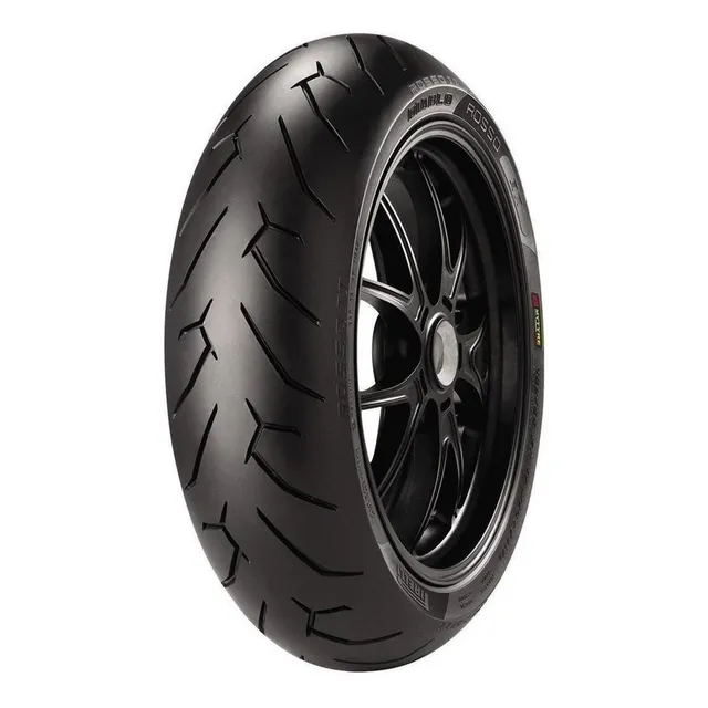 Llanta delantera para moto Pirelli Supersport Diablo Rosso II sin cámara de 100/80R17 H 52 x 1 unidad
