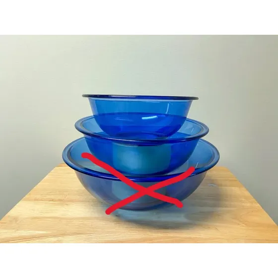 Pyrex Set 2 Bowls/cuencos 323 1.5l 325 2.5l