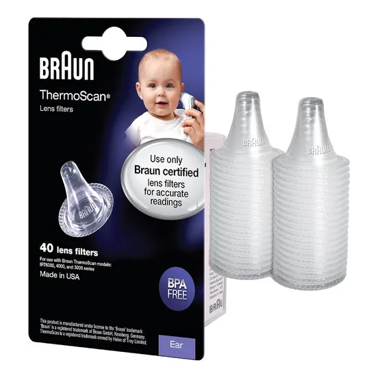 Protectores De Termometro De Oido Braun X 40