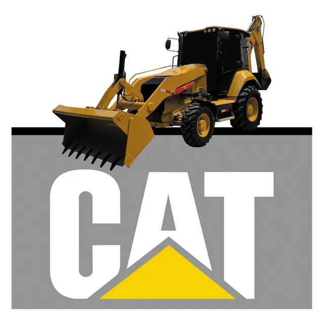 Adesivo Do Capô Caterpillar 416e Para Trator