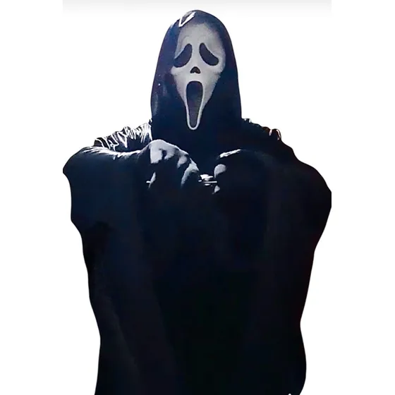 Disfraz Scream Túnica Diseño Idéntico A La Orig. Halloween