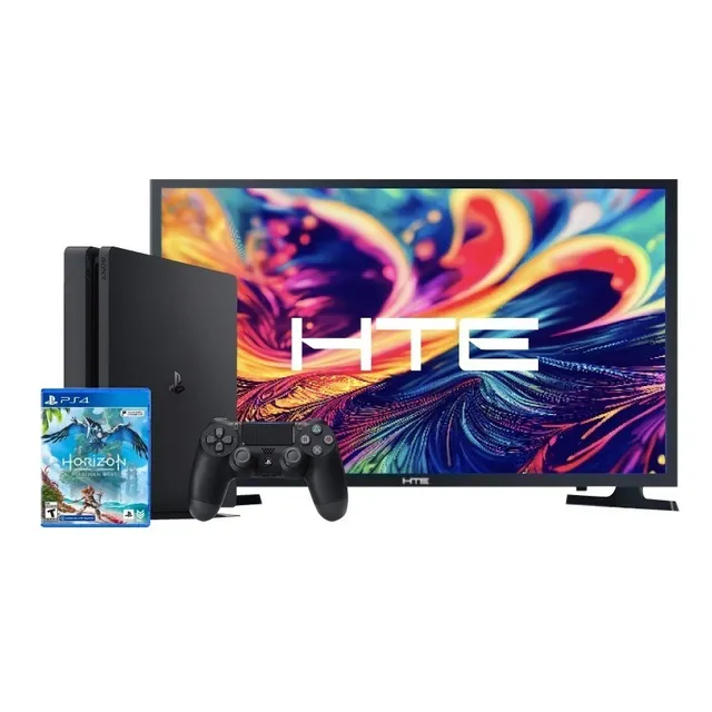 Combo Ps4 Slim 500gb + Juego + Tv Hte 50 4k Mercadotechno