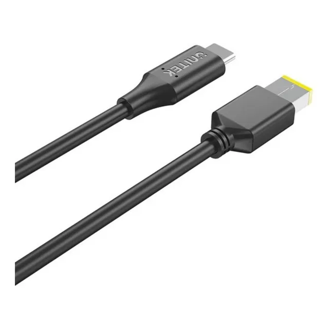 Cable Carga Unitek Usb-c 65w Para Laptops Lenovo 11x4.5mm Color Negro