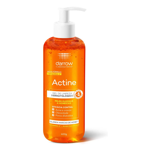 Darrow Actine Gel De Limpeza Dermatológico Facial 400g Darrow Actine Gel De Limpeza Dermatológico Facial 400g