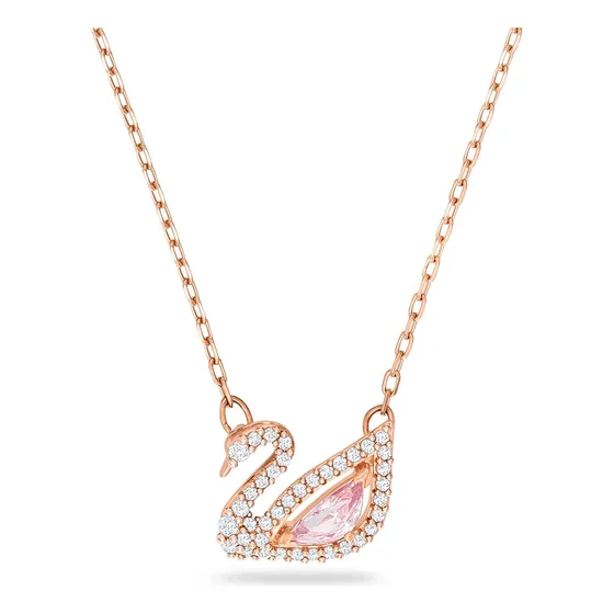 Collar With Swarovski Dazzling Swan Handling, Tono Acabado