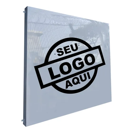 Fachada Em Acm Para Loja Letreiro Personalizado 195x67 Cm