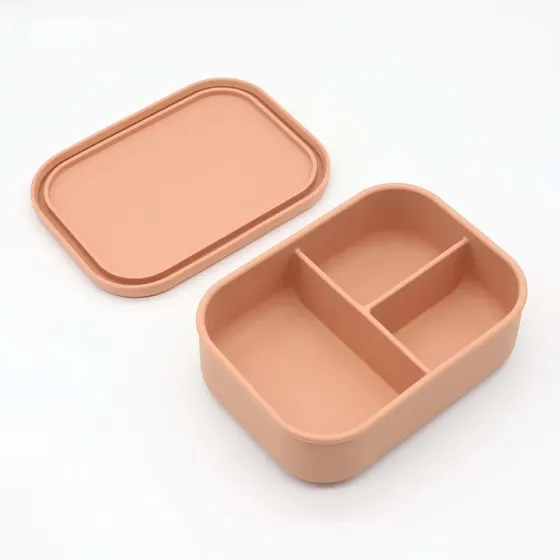Bowl Silicona Con Tapa Marcus And Marcus- Mvd Kids Color Rosado Liso