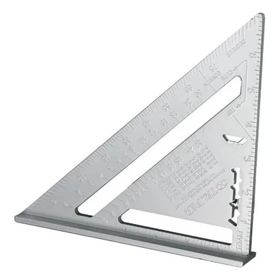 Escuadra De Aluminio Truper 12¨ Ideal Yesero Et-12a - Fc