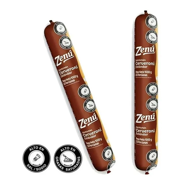 2 Salchichon Cerveroni Zenú 1k - g a $26