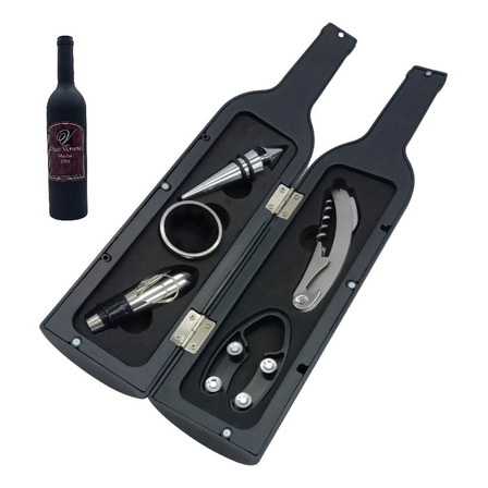Set De Vino Juego De Accesorios Para Vino Forma De Botella Set De Vino Juego De Accesorios Para Vino Forma De Botella