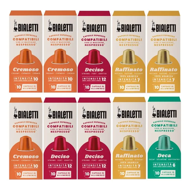 Arma Tu Pack 100 Cápsulas Café Bialetti Para Nespresso