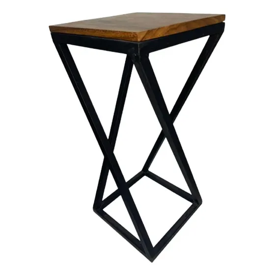 Taburete Bar Vintage Tubos Cruzados Diagonal Eventos Y Silla