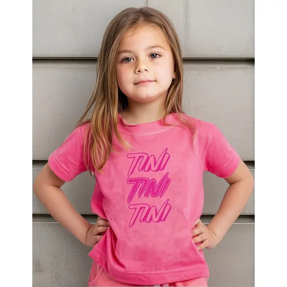 Remera De Algodón Para Niña Tiny