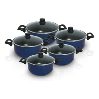 Jogo Panela Antiaderente Color 6 Camadas 5 Peças. Jogo Panela Antiaderente Color 6 Camadas 5 Peças.