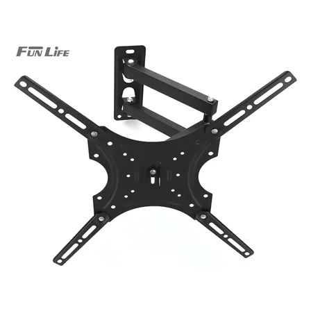 Funlife Soporte Pared Tv 14-55 Pulgada 120 Grados Extendible Negro