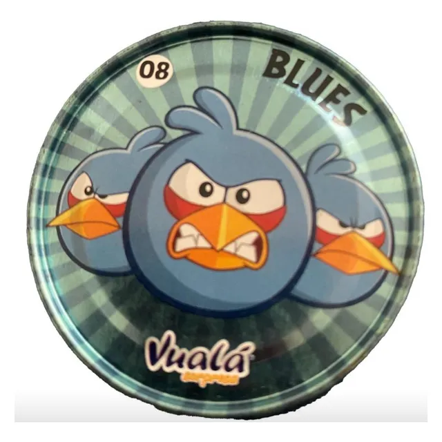 Tazos Vuala Angry Birds Blues Gigante