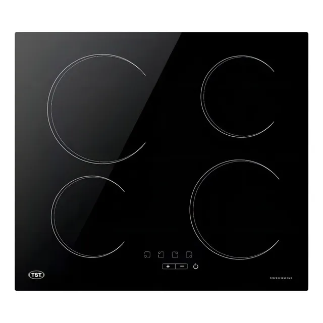 Anafe Eléctrico TST Vitro Negro 220V 4 Hornallas