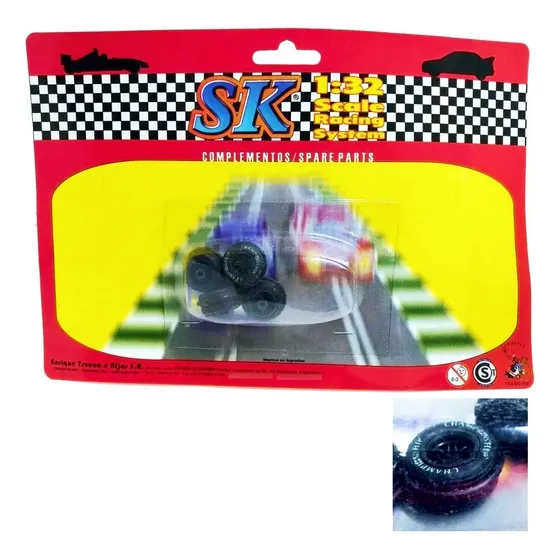 Ruedas Traseras Para Autos F1 Scalextric 1/32 Marca Sk 97011