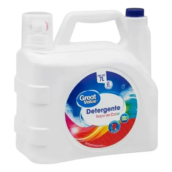 Detergente Líquido Great Value Para Ropa De Color 7l