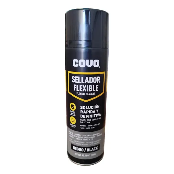 Sellador Flexible Covo Color Negro 10.58oz 300gr
