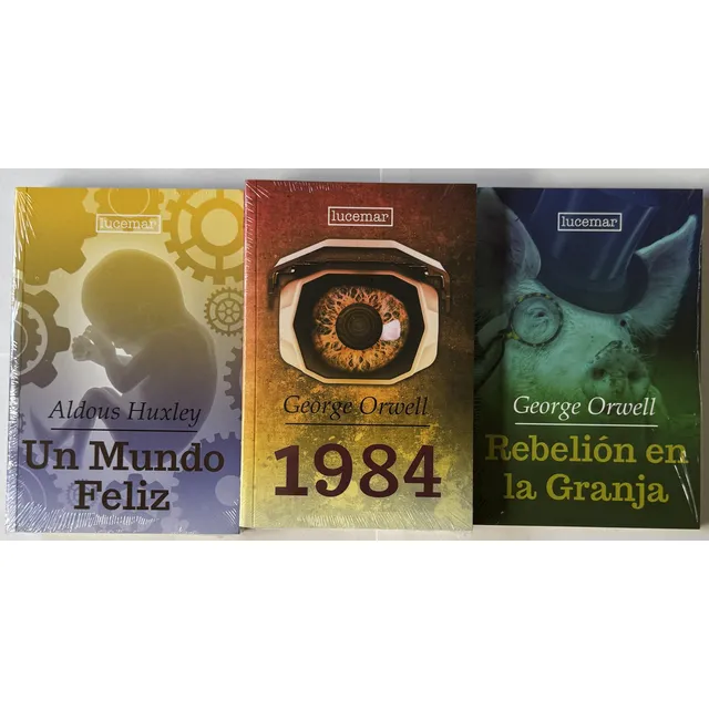 Lote X 3 1984 Rebelion En L Granja Mundo Feliz Orwell Huxley
