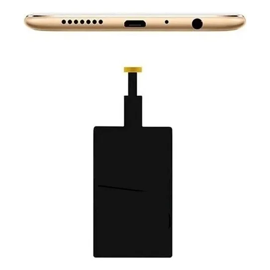 Adaptador Receptor Carregador Por Indução Wireless