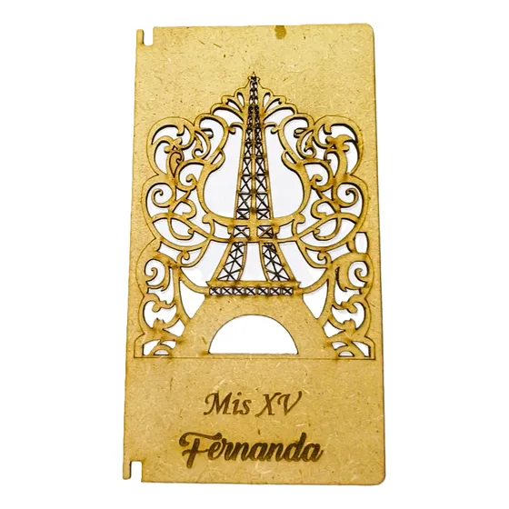 30 Bonitas Cajas Para Invitación Xv Años, Boda En Mdf