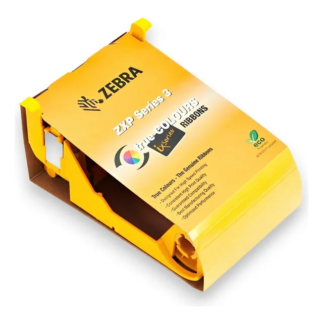 Ribbon Zebra Ymcko 800033-340 Para Zxp3 Series 280img