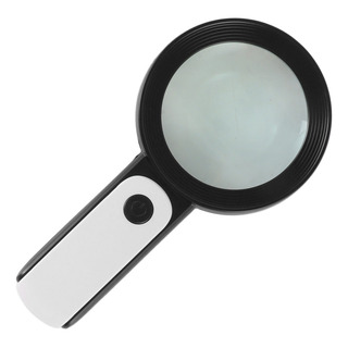 Lupa Com Luz 30x 18 Led Iluminada À Mão Lupa Com Luz 30x 18 Led Iluminada À Mão