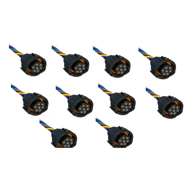 Kit 10 Chicote 7 Vias Lanterna/farol Axor/atego/volvo/scania