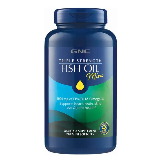Complementa Las 240 Cápsulas Blandas De Gnc Triple Strength 