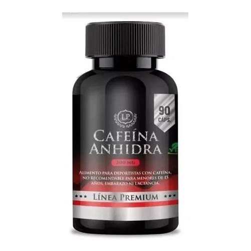 Lp Cafeina Anhidra 90 Capsulas Concentracion Combate Fatiga Sabor Sin Sabor
