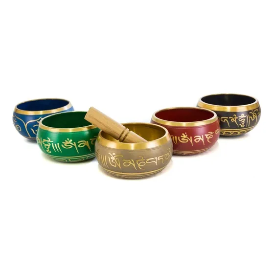 Cuenco Tibetano 13.5 Cm C/baqueta 7 Metales Envío Gratis