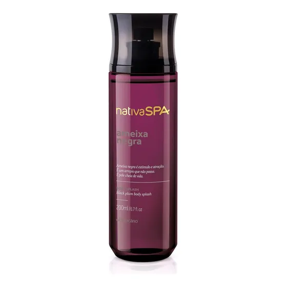 Desodorante corporal Body Splash de Nativa Spa Black Plum, 200 ml