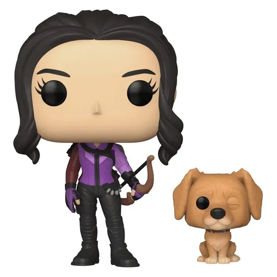 Funko Pop Kate Bishop W/ Lucky # 1212 Hawkeye Marvel