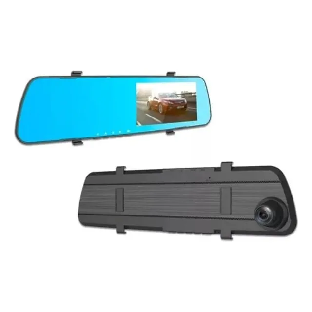Cámara De Auto Espejo Retrovisor Doble Camara