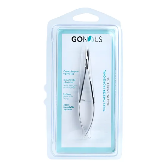 Go Nails Tijeras Cutícula Acero Inoxidable Unidad