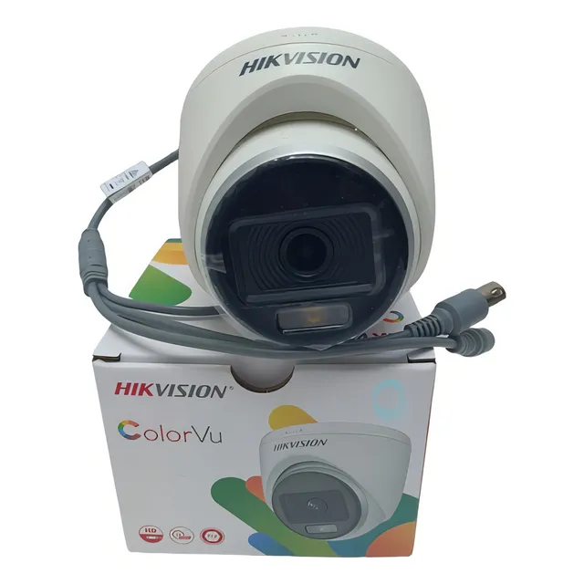 Cámara De Seguridad Hikvision Tipo Domo Full Color 2mp+audio