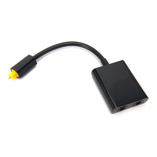 Divisor Digital De Fibra Óptica Toslink 1 En 2 Salidas De Au Divisor Digital De Fibra Óptica Toslink 1 En 2 Salidas De Au