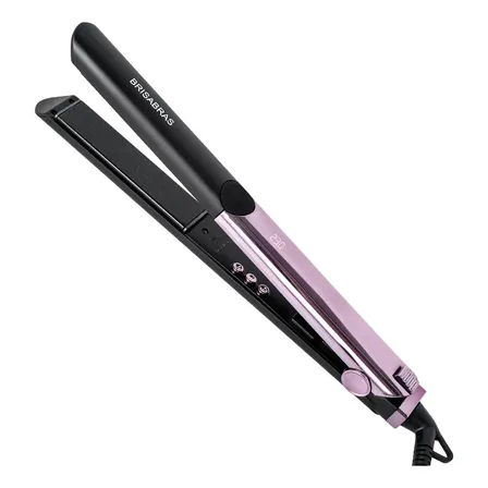 Prancha Chapinha De Cabelo Cerâmica Marrom 127/220v