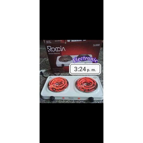 Cocina Electrica 2 Hornillas Roccia