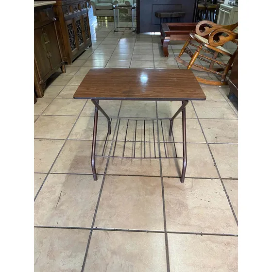Mesa De Sala , Auxiliar , Lateral En Madera Y Metal