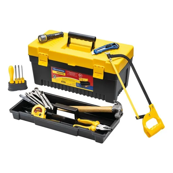 Kit De Herramientas Tramontina Hogar 19 Piezas, Valija 51 Cm