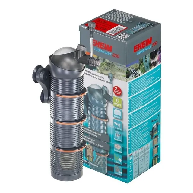 Filtro Interno Eheim Biopower 200 650 L/h Con Mat Filtrante