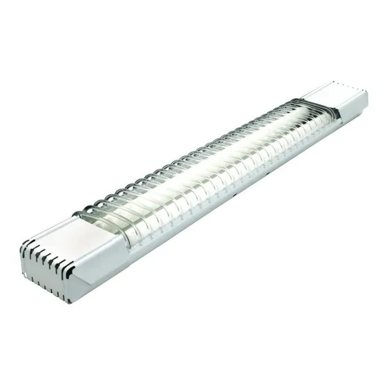 Luminária Tubolar Dupla Em Led Luz Fria Lumifácil Taschibra