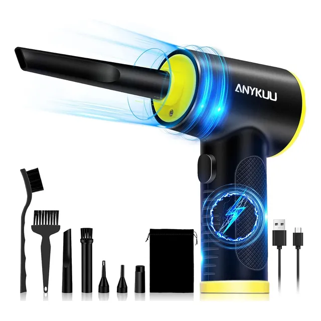 Soplador Limpiador De Aire Comprimido 90000 Rpm 3velocidades