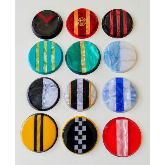 12 Botões De Futebol De Mesa