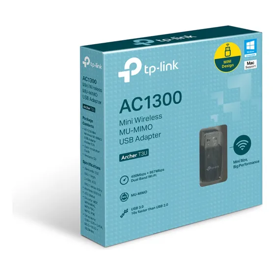 Adaptador Red Inalambrico Usb Tp-link Archer T3u 867mbps