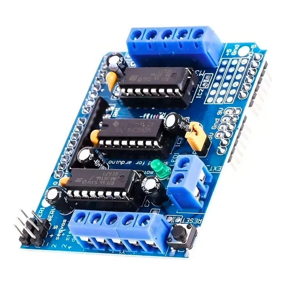 Motor Shield Driver L293d Paso A Paso Dc Servo Arduino L293