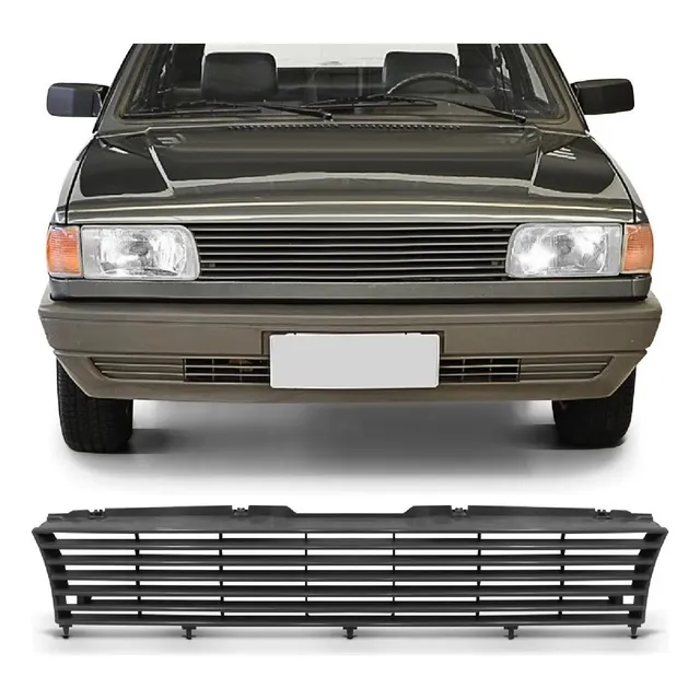 Grade Dianteira Tuning Lisa Cinza Saveiro Quadrada 1991 A 96